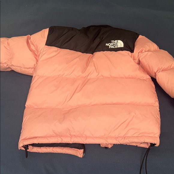 The North Face nuptse 700 Black and Pink Puffer Jacket for woman - Picture 3 of 10